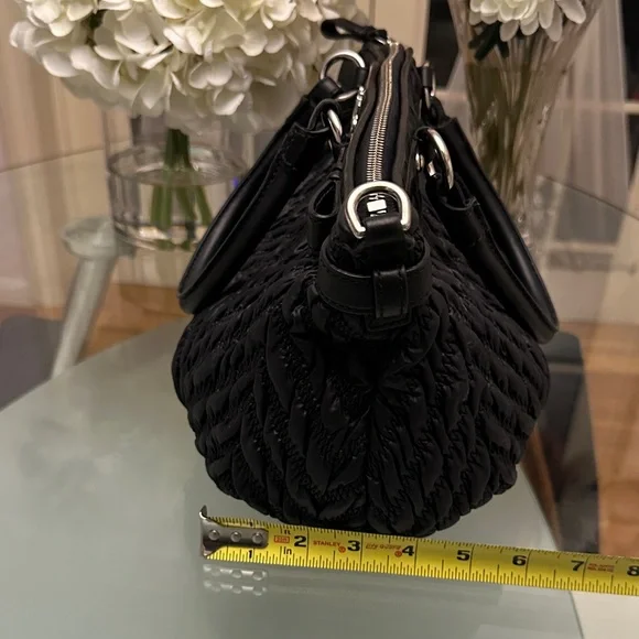 Coach Black Quilted Satchel with Braided Detail - Picture 4 of 16